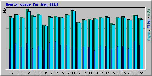 Hourly usage for May 2024